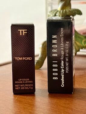 Sample Tom Ford and Bobbi Brown Lipsticks